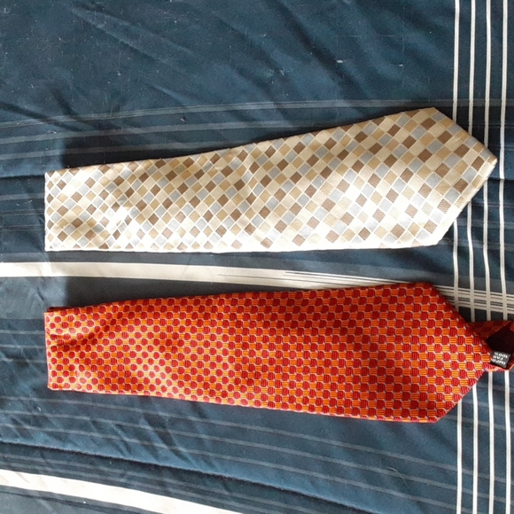 Geoffrey Beene Other - SOLD!!!  Two 100% silk men's neck tie from Geoffrey Beene